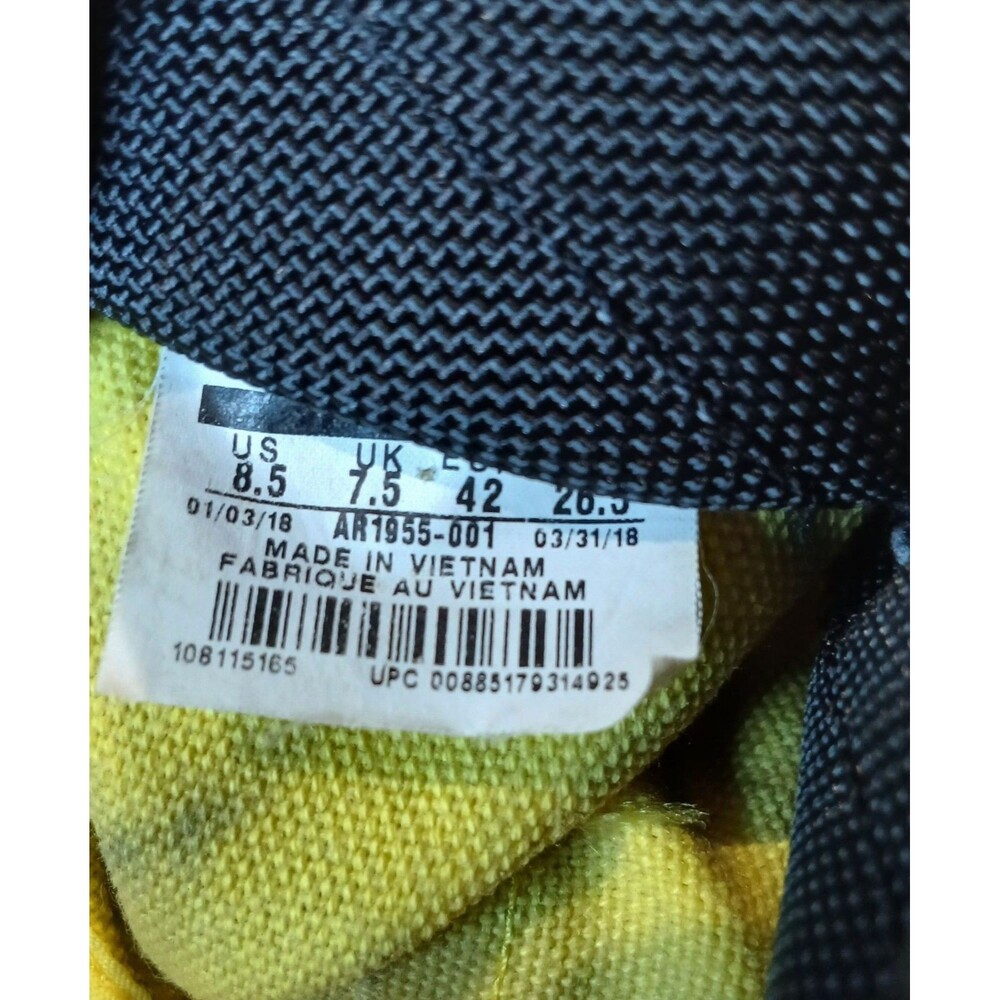 Nike SF Air Force 1 High Black Yellow Size 8.5 Men’s Limited Edition Sneakers - Picture 8 of 8